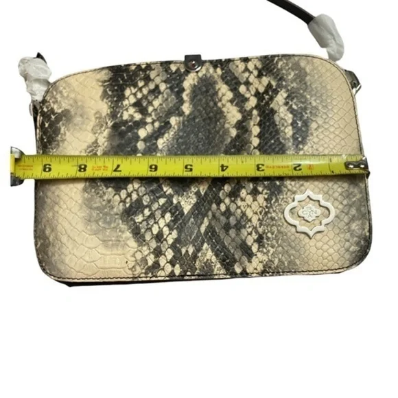 Oryany NWT silver embossed leather crossbody bag